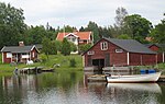 Bebyggelse vid Limöns fiskeläge