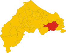 Localisation de Osimo