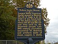 McKees Rocks Mound historical marker.