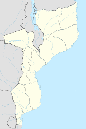 Carte des aéroports du Mozambique