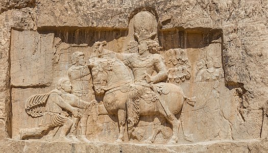 Shapur I's victory relief at Naqsh-e Rostam, by Poco a poco