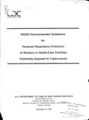 NIOSH Recommended Guidelines for Personal Respiratory Protection scan