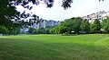 Large green area in the center of settlement Travno - Park Travno in Zagreb