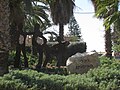 Founders Memorial at the entrance to Moshav