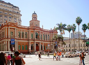 Praça Montevidéu y Palacio Municipal