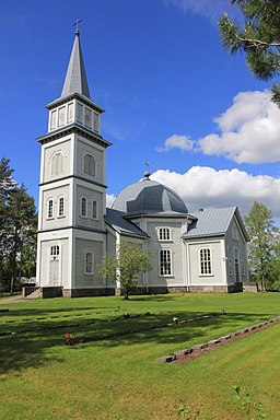 Rautjärvi kyrka före branden