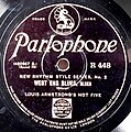 West End Blues, British Parlophone record