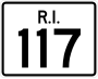 Route 117 marker