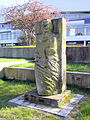 Sandsteinskulptur Stadthalle Rostock