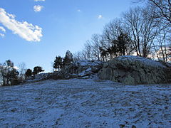 The hill in Winter