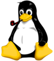 Tux yang dipakai di Slackware