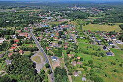 Aerial view of Śmierdnica