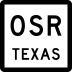 State Highway OSR marker