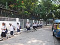 泰国曼谷的小学生