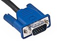 A D-SUB connector (better known as VGA connector