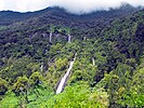 Bridal Veil Falls in Réunion National Park