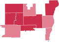 2020 House Election in Wisconsin's 6th District by County