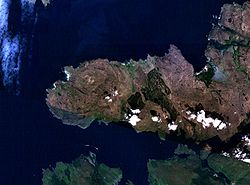 Satellite photo of Ardnamurchan