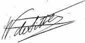 signature de Willem de Sitter