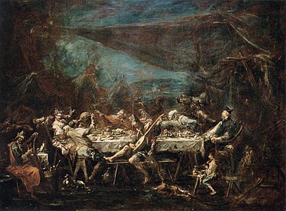 Banquet de bohémiens 1730-1735 Musée du Louvre, Paris