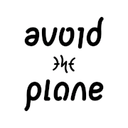 Visual pun "Avoid the plane" to attract attention towards the environmental impact of aviation.