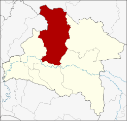 District location in Prachinburi province