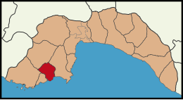 Distretto di Finike – Mappa