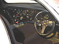 Intérieur d'une 962 IMSA Coupé pilotée par Mario Andretti (Porsche Museum).