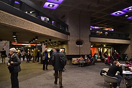 The Barbican Centre foyer