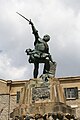 Statue de Sampiero Corso à Bastelica. Il s'est allié avec les Français et les Ottomans pour occuper la Corse.