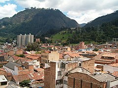 Monserrate desde la La Candelaria