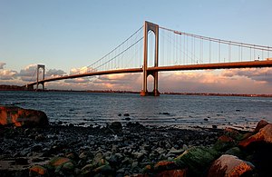 The Bronx–Whitestone Bridge as seen from Whitestone