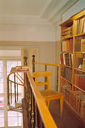 Reading room A, balustrade northern wall.