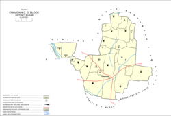 Map of Chaugain in Chaugain block