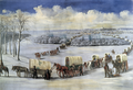 Image 19Mormon pioneers crossing the Mississippi on the ice (from Mormons)