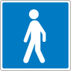 E21.2: Recommended route for pedestrians