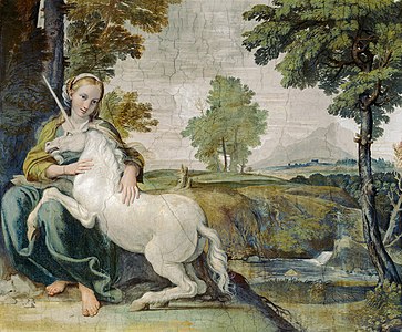 A Virgin with a Unicorn, by Domenichino