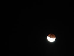 3 March 2007 eclipse as seen from Candelero Arriba