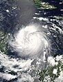 Hurricane Felix approaching Central America.