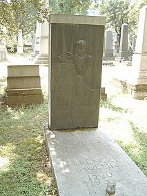 Tombe de Noémi Ferenczy au cimetière de Budapest