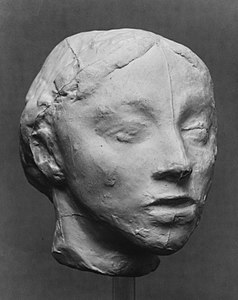 Auguste Rodin, Étude pour une muse (vers 1904), plâtre, New York, Metropolitan Museum of Art.