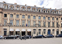 L'hôtel Ritz.