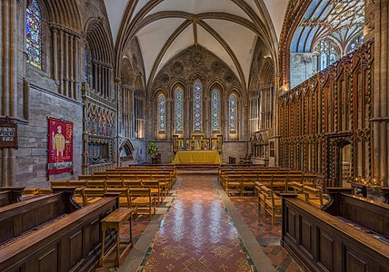 Lady chapel of Hereford Cathedral, by Diliff