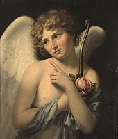 Love who has just stolen a rose, circa 1796, by Jeanne-Elisabeth Chaudet