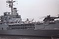 A Super Frelon on the landing deck of the Jeanne d'Arc