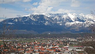 Planjava-Ojstrica-Gruppe von Mengeš, links die Velika planina