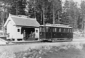 Spårvagn vid Långängen 1911-1934