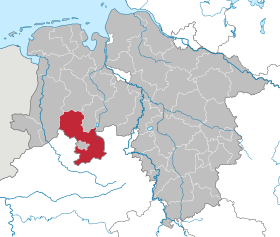 Localisation de Arrondissement d'Osnabrück