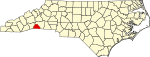 State map highlighting Polk County