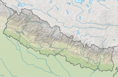 Simba waterfall is located in Nepal